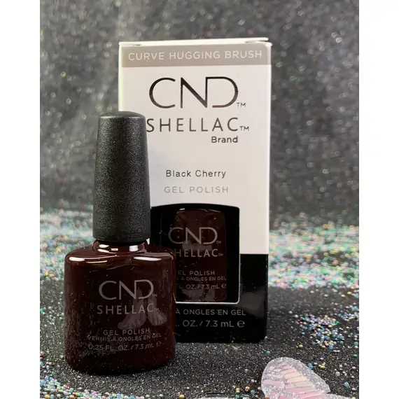 CND SHELLAC BLACK CHERRY GEL POLISH