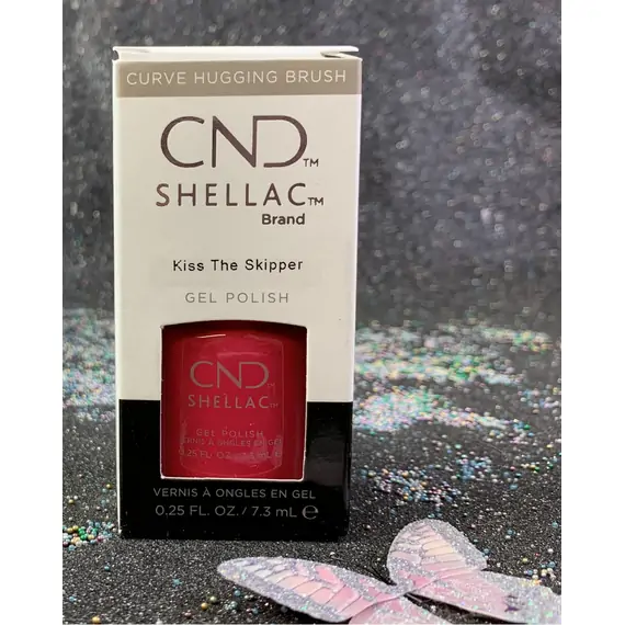 CND SHELLAC KISS THE SKIPPER GEL POLISH - NAUTI NAUTICAL COLLECTION​ SUMMER 2020