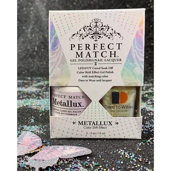 LECHAT UNICORN TEARS METALLUX MLMS07 PERFECT MATCH GEL POLISH & NAIL LACQUER