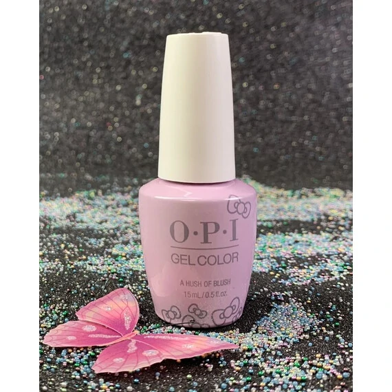 OPI A HUSH OF BLUSH GELCOLOR HPL02 HELLO KITTY 2019 HOLIDAY COLLECTION