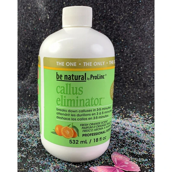 BE NATURAL CALLUS ELIMINATOR FRESH ORANGE SCENT 532 ML - 18 FL.OZ