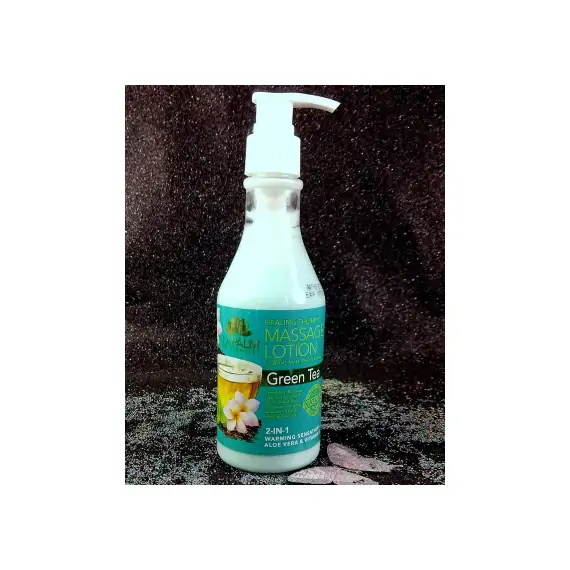 LA PALM SPA PRODUCTS - HEALING MASSAGE LOTION - GREEN TEA 8OZ-240ML