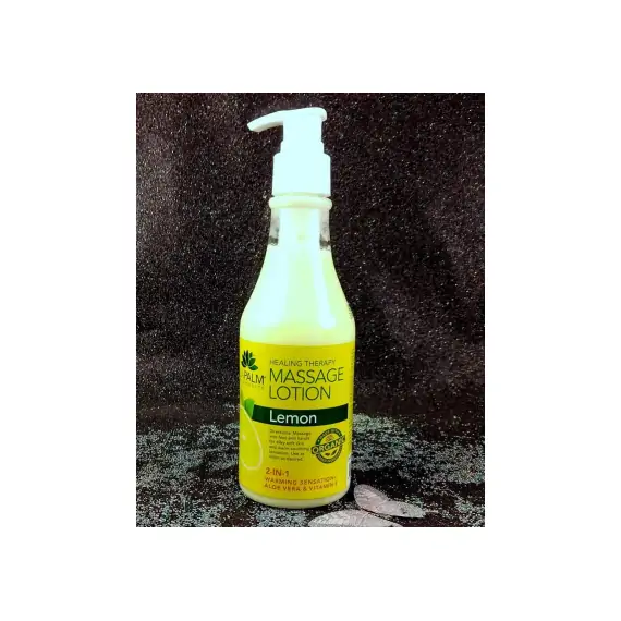 LA PALM SPA PRODUCTS - ORGANIC HEALING MASSAGE LOTION - LEMON 8OZ-240ML