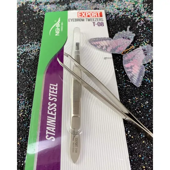NGHIA EXPORT PROFESSIONAL DELUXE EYEBROW TWEEZERS T-08