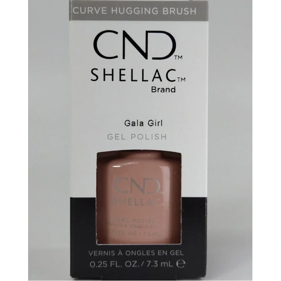 CND SHELLAC - GALA GIRL UV GEL NAIL POLISH