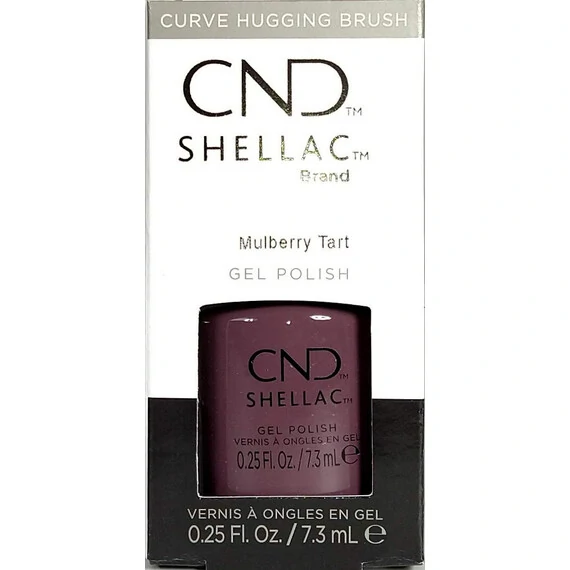 CND SHELLAC MULBERRY TART - UV GEL NAIL POLISH