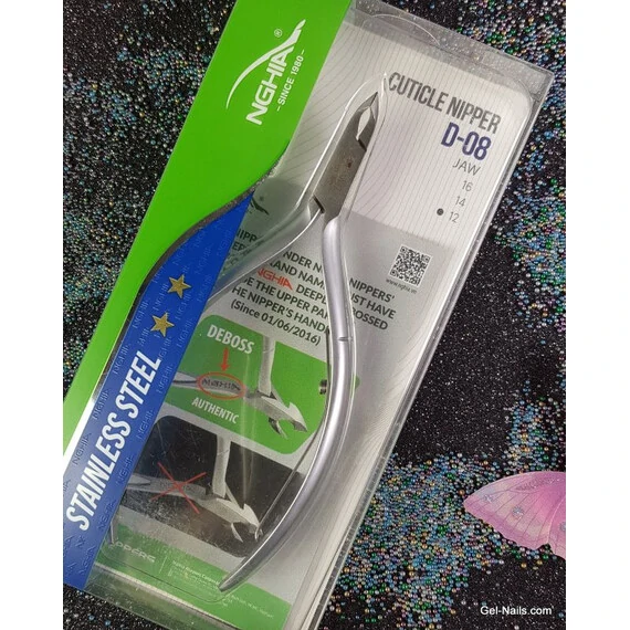 NGHIA PROFESSIONAL DELUXE CUTICLE NIPPER D.08 JAW 16