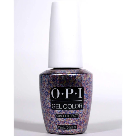 OPI GELCOLOR CONFETTI READY HPN14 CELEBRATION COLLECTION