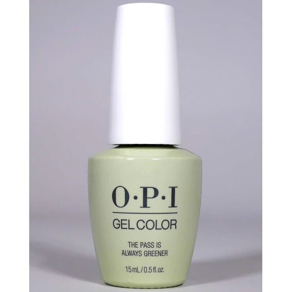 OPI GELCOLOR THE PASS IS ALWAYS GREENER #GCD56