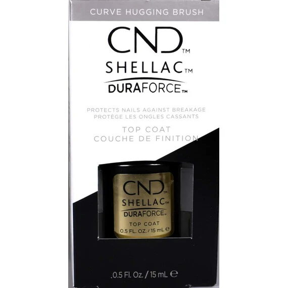 CND SHELLAC DURAFORCE TOP COAT 0.5OZ - 15ML
