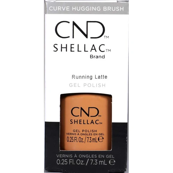 CND SHELLAC RUNNING LATTE - GEL POLISH