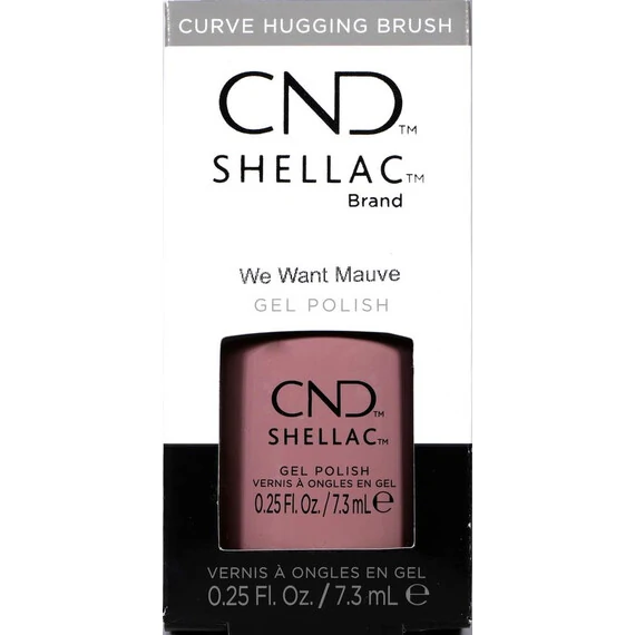 CND SHELLAC WE WANT MAUVE GEL POLISH