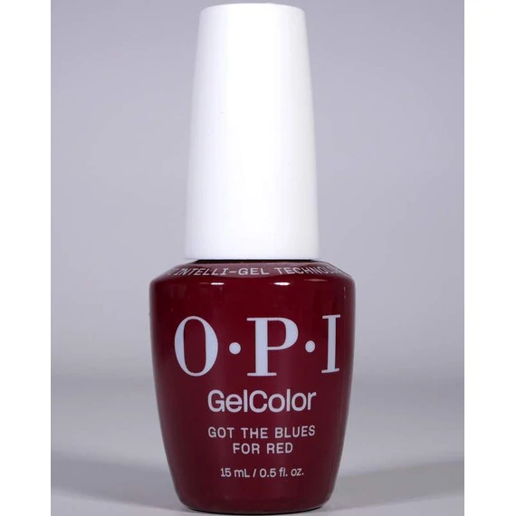 OPI GELCOLOR INTELLI-GEL GOT THE BLUES FOR RED #GCW52