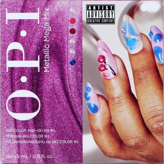 OPI GELCOLOR - METALLIC MEGA MIX ADD-ON KIT #1 GC357